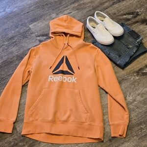Reebok, Orange Hoodie, Medium